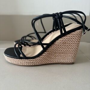 Marc Fisher espadrille wedges.